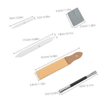 Mobestech 33pcs Blending Stump and Tortillions Sketching Blending Tools Set with Sandpaper Block Pencil Extender and Kneaded Erasers for Artist Drawing and Paper Art