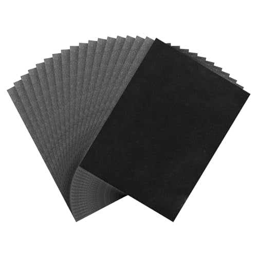 PATIKIL Carbon Paper, 100 Sheet A4 Graphite Transfer Tracing Copy Paper for Tracing Drawing Writing on Wooden Canvas Paper 8.3" x 11.7" Black - color: Black