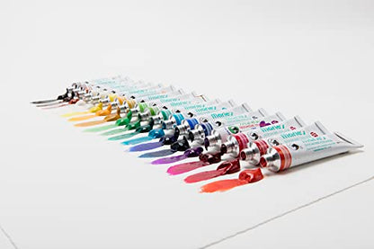 Marie's Extra Fine Gouache Set of 18 Extra Fine Gouache 12 ml Tubes - 12 Pack - size: Set of 18 - 12 ml (Pack of 12)