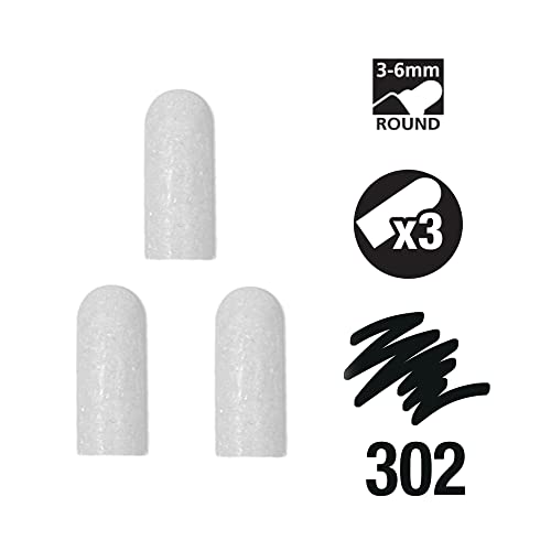 Daler Rowney FW Mixed Media Paint Marker Nibs, Pack of 3, Large 3-6mm Round Nibs (D160323302) - style: 3-6MM Round, Nibs