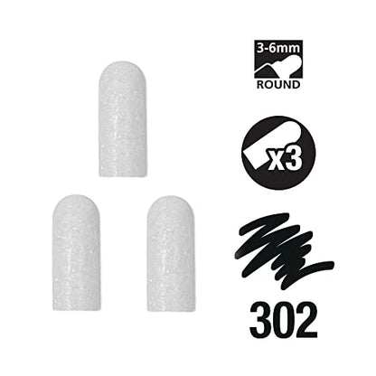 Daler Rowney FW Mixed Media Paint Marker Nibs, Pack of 3, Large 3-6mm Round Nibs (D160323302) - style: 3-6MM Round, Nibs