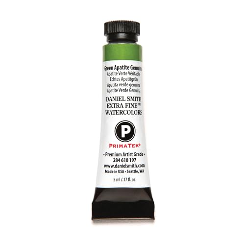 DANIEL SMITH 284610197 Extra Fine Watercolors Tube, 5ml, Green Apatite Genuine - color: Green Apatite Genuine