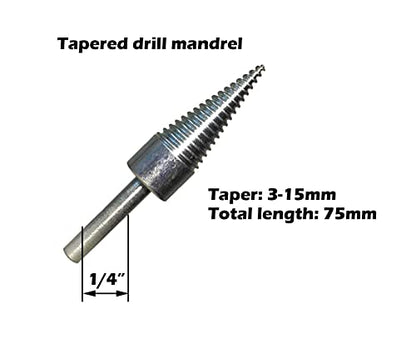 7pc 4" Buffing Polishing Wheel Kit for Drill, for Polishing Soft Metals | Includes 3pc 4" cotton buffing wheel, 3pc 100g bar compound, 1pc drill mandrel. For polishing - style: 4" X Pin-Hole 7PC
