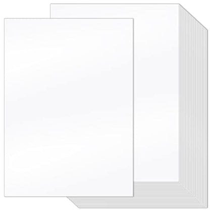 Eaasty 50 Sheets White Cardstock Paper 11 x 17 Cardstock 80lb Large Thick Printer Paper Cover StockSmooth for Inkjet or Laser Printers Flyers Cards Making Office Printing Menus 210g