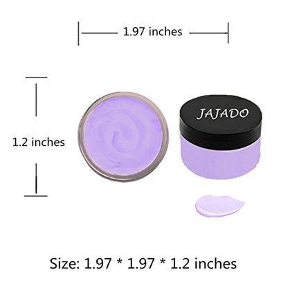 JAJADO Chalk Paste Paint for Stencils, Purple Chalk Paste for Silk Screen Stencils, Christmas Stencils Paste Painting on Wood, Fabric, Chalkboard, Mesh Transfers Chalk Paint for Crafts Project - color: Purple