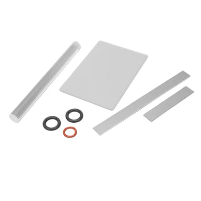 Pssopp Acrylic Clay Rolling Pin Polymer Clay Cutter Tools Set, Acrylic Rolling Pin Ceramic Cutters Slicer Kit for Sculpting Modeling Crafts Hand Making Tools