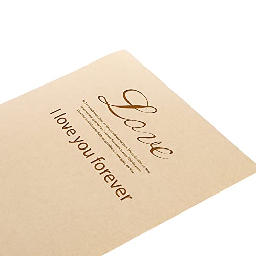 ZEAYEA 300 Pack Kraft Paper Sheets, 120 GSM Brown Printer Paper, Rustic Brown Stationery Paper for Arts and Craft, Drawing, DIY Projects, Invitation, Laser and Inkjet Printer Compatible, 8.5 x 11 Inch