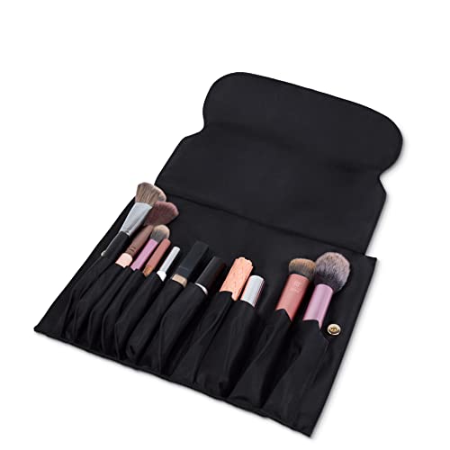 KUSSHI Washable Travel Snap in Brush Organizer - color: Black, size: Brush Organizer