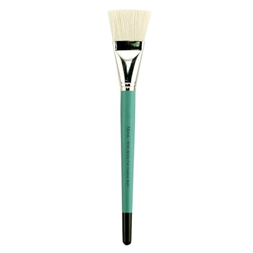 Creative Mark Art Supplies Large Mural Natural Hog Bristle Paint Brush - Flat #50 - Artist Supplies for Acrylics, Watercolors, and Oils - Durable, Resilient, Seamless Ferrules - color: Flat, size: 50