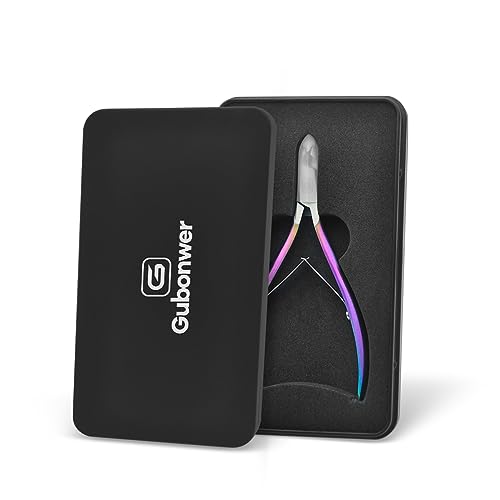 Cuticle Trimmer 3/4 Jaw Extremely Sharp Cuticle Nippers Scissors Stainless Steel Clippers Cutter Remover Pedicure Manicure Nail Tool, cuticle pusher, nail cuticle trimmer professional cuticle cutter - color: Cuticle Nippers/Colorful-b