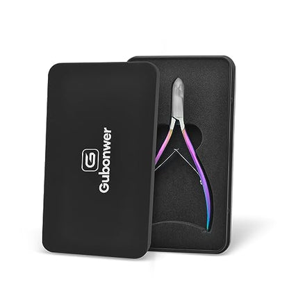 Cuticle Trimmer 3/4 Jaw Extremely Sharp Cuticle Nippers Scissors Stainless Steel Clippers Cutter Remover Pedicure Manicure Nail Tool, cuticle pusher, nail cuticle trimmer professional cuticle cutter - color: Cuticle Nippers/Colorful-b