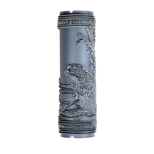 Beaver Clay Texture Roller 4" for Polymer Clay - color: Beaver Roller