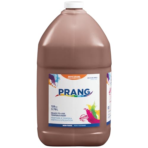 Prang Ready-to-Use Tempera Paint, Brown, 1 Gal., 1 Count - color: Brown