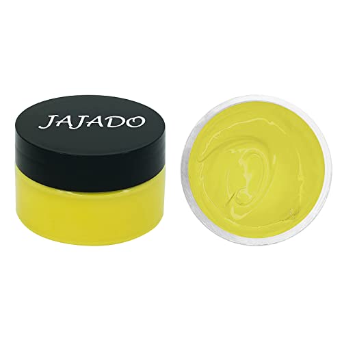 JAJADO Chalk Paste Ink Silk Screen Stencils Paste, Yellow Chalk Paint Set Screen Printing Stencil Ink for Painting on Wood, Furniture Transfers, Chalkboard, Home Decor Chalk Art Paste - color: Yellow