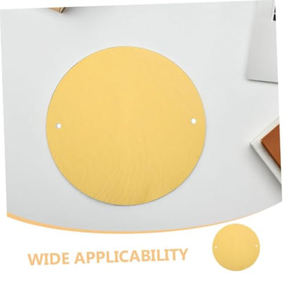 DIYEAH 2pcs Dual Hole Design Clay Throwing Pad for Pottery Wheel Bat Durable and Reusable Mat for Potters Compatible with Density Boards