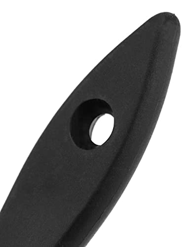 QWORK Paint Brush, Silicone Color Shaper Tool, 4 Pcs (1 inch, 1.5 inch, 2 inch, 2.5 inch) Solid Flat Flexible Acrylic Brush Water Based Painting Tool for Move and Remove Acrylic Paints