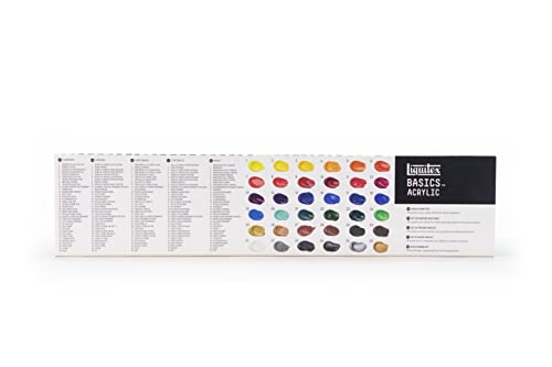 Liquitex BASICS Acrylic Paint Set, 36 x 22ml (0.74-oz) Tube Paint Set - style: 36 x 22ml (0.74-oz)