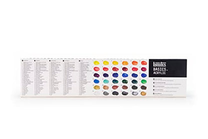 Liquitex BASICS Acrylic Paint Set, 36 x 22ml (0.74-oz) Tube Paint Set - style: 36 x 22ml (0.74-oz)