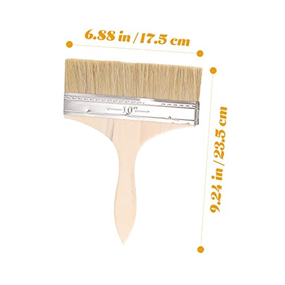 Gadpiparty 5pcs Bristle Oil Brush Set Paint Brush for Oil Painting Thickened Bristle Art Supplies Paint for Walls Stencil