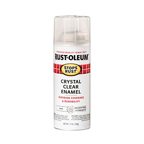 Rust-Oleum 7701830 Stops Rust Spray Paint, 12 oz, Gloss Crystal Clear - color: Gloss Crystal Clear, size: 12 Ounce (Pack of 1)