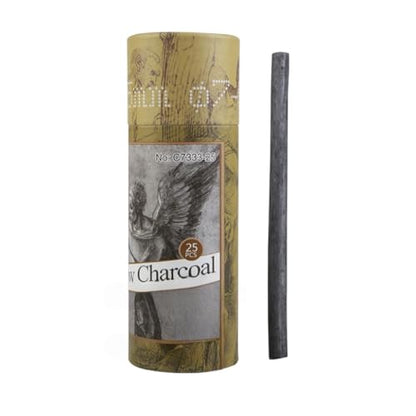 YYMIYU Drawing Pencils Set, Art Sketching Pencils Charcoal Set (Charcoal Sticks 7-9 mm 25pcs 25) - style: Charcoal Sticks 7-9 mm 25pcs 25