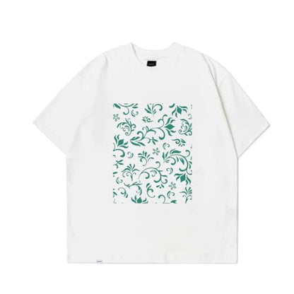2 Pcs Flower Borders Silkscreen Stencil, Reusable Self-Adhesive Silk Screen Printing Plants Pattern Mesh Transfers Stencil for Painting on Wood Fabric DIY T-Shirt, 8.7x11 Inches - style: Plants