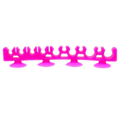KALLORY Beauty Makeup Brush Shelf 1pc Makeup Holder, Makeup Storage Rack Silicone Makeup Brush Drying Holder for Painting Pen Eyeliner Pencil Black Drying Brush Rack