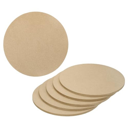 MECCANIXITY 6 Pcs Clay Wedging Board for Pottery, 11.8 Inch Round Pottery Wheel Bats 9mm Thick Clay Mat Ceramic Drying Slab for Ceramics Making - size: 11.8 Inch