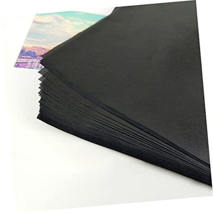NUOBESTY Carbon Transfer Papers 100 Sheets of Tracing Paper Graphite for Art Craft and Design Projects