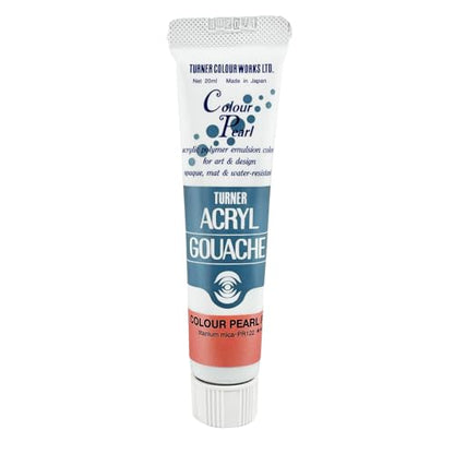 Turner Colour Works Acryl Gouache Artist Acrylic Paint - Single 20 ml Tube - Pearlescent Pink - color: Pearlescent Pink, size: 0.7 Fl Oz (Pack of 1)