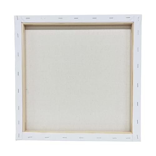 Artist's Loft 6 Count 14” x 14” Super Value Canvas Necessities - Acid Free Cotton Canvas for Paint, Acrylic, & Oils - 1 Pack - size: 14 x 14 inches