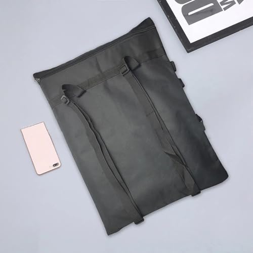 8K Waterproof Artist Portfolio Case for Men Women Art Portfolio Carry Case Bag Drawing Painting Sketching Boards Bag Adjustable Artist Shoulder Bag with Zipper&Handles Art Supplies Storage Bag (Black)