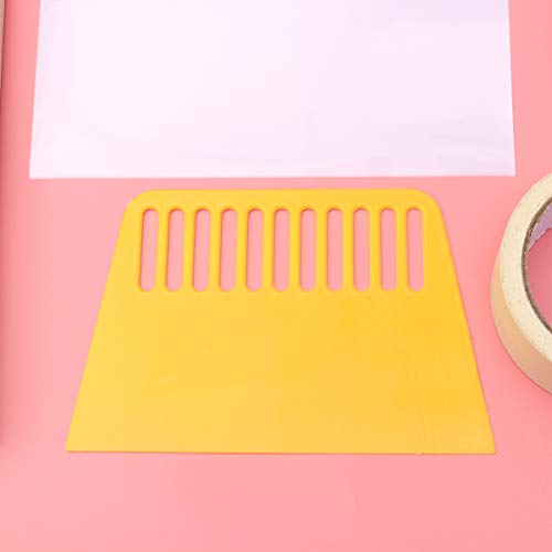 EXCEART 1set DIY Silk Kit Transparency Film Mask Tape Squeegees for Craft Projects Frame for Family Activities