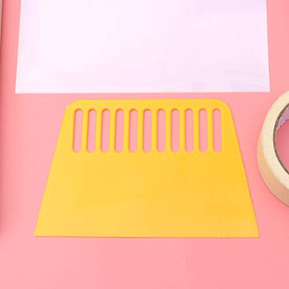 EXCEART 1set DIY Silk Kit Transparency Film Mask Tape Squeegees for Craft Projects Frame for Family Activities