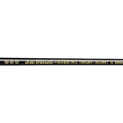da Vinci Watercolor Series 10 Maestro Paint Brush, Round Kolinsky Red Sable, Size 3/0 (36802) - size: Size 3/0, style: Round Series 10