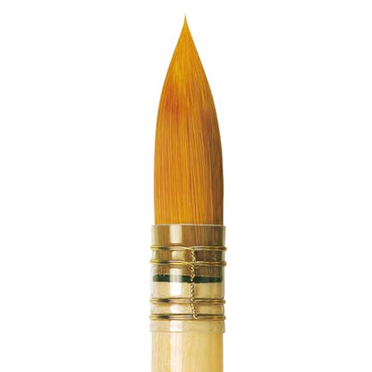 da Vinci Watercolor Series 488 CosmoTop Spin Paint Brush, Round Synthetic with Lacquered Natural Handle, Size 10 (488-10) - size: Size 10, style: Round Quill