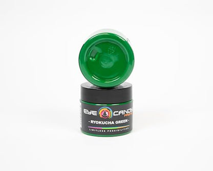 Eye Candy Resin Pigment Paste – Highly Pigmented Epoxy Color, 2 oz, Solid Non-Metallic, Mixable for Custom Shades (Ryokucha Green) - color: Ryokucha Green