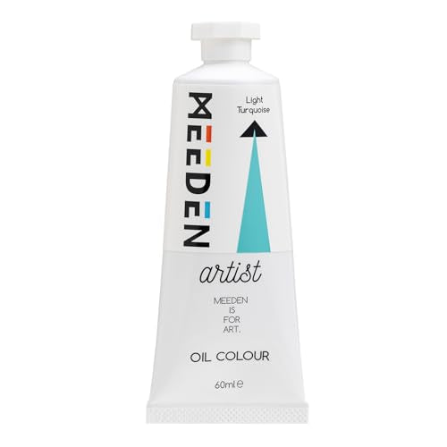 MEEDEN Artist Grade Oil Paint: Light Turquoise - 60ml/2oz Tube - Professional Art Paints for Canvas Painting - color: Light Turquoise - New Color, style: 60ml/2oz