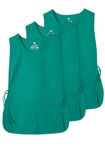 Adar Universal Cobbler Apron 3 Pack - Unisex Cobbler Apron - color: Surgical Green, size: X-Large