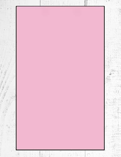 Colored Copy Writing and Printing Paper, 20 Pound, 75 GSM, 8.5"x14"/ Legal Size, 500 Sheets Per Ream. (500, Pink) - color: Pink