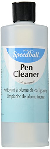 Speedball Pen Cleaner, 16 oz Bottle - Ink Cleaning Solution for Calligraphy Nibs, and Art Tools