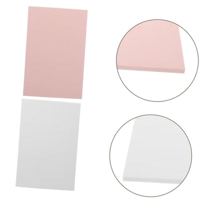 Uonlytech 4pcs Rubber Carving Blocks White Linoleum Printmaking Tools for Stamp Making for Beginners Craft Projects Smooth Carving for Detailed Designs
