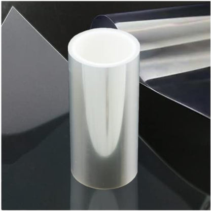 BANLTRE 12inchs x 40ft Rolls Transparency Blank Template Material Acetate,Clear Sheet Mylar Stencils for Cutting Paper (4 mil /12inchs x 40ft)