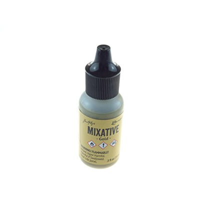 Ranger Tim Holtz Adirondack Alcohol Ink, Gold,0.05 oz