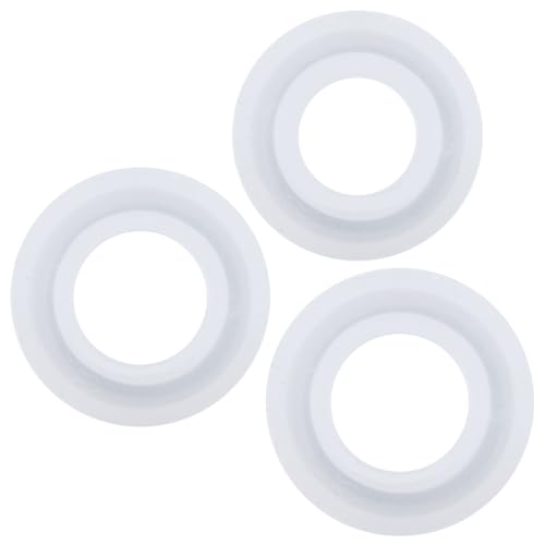 Funshowcase Multi-Faceted Boho Resin Ring Silicone Mold for Liquid Clay Crafting, Resin Epoxy, Jewelry Making Flat 17mm 16.6mm 16mm US Size 5-6