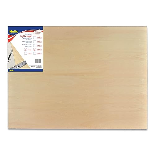 Maped - Helix Wooden Lightweight Drawing Board 23 x 31 Inch - Sketching Outdoors - Lightweight Design - Super Light and Portable for Easy Transport - Smooth Surface, Portable and Durable - size: 23” x 31”, style: Plain Edge