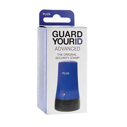 Guard Your ID Advanced Roller 2.0 Identity Theft Prevention Security Stamp Blue - color: Blue, size: Regular