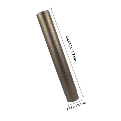 TEHAUX Extendable Black Gold Poster Holder Tube Telescoping Art Carrying Case for Artwork Storage Document Protection and Scroll Transport for Students and Designers