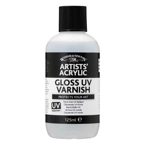 Winsor & Newton Professional Acrylic Medium, Gloss UV Varnish, 225ml (7.6-oz) - color: Gloss Uv Varnish, style: 225ml (7.6-oz)