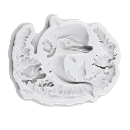 Dolphin Polymer Clay Molds Dolphin Silicone Resin Mold for DIY Crafts Epoxy Resin Casting Air Dry Polymer Clay Plaster Jewelry Making - color: Style L